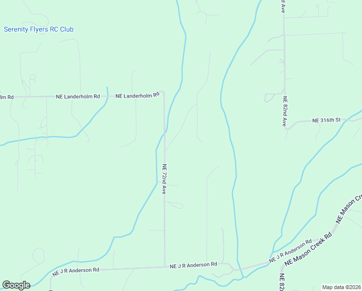map of restaurants, bars, coffee shops, grocery stores, and more near 31415 Northeast 74th Avenue in La Center