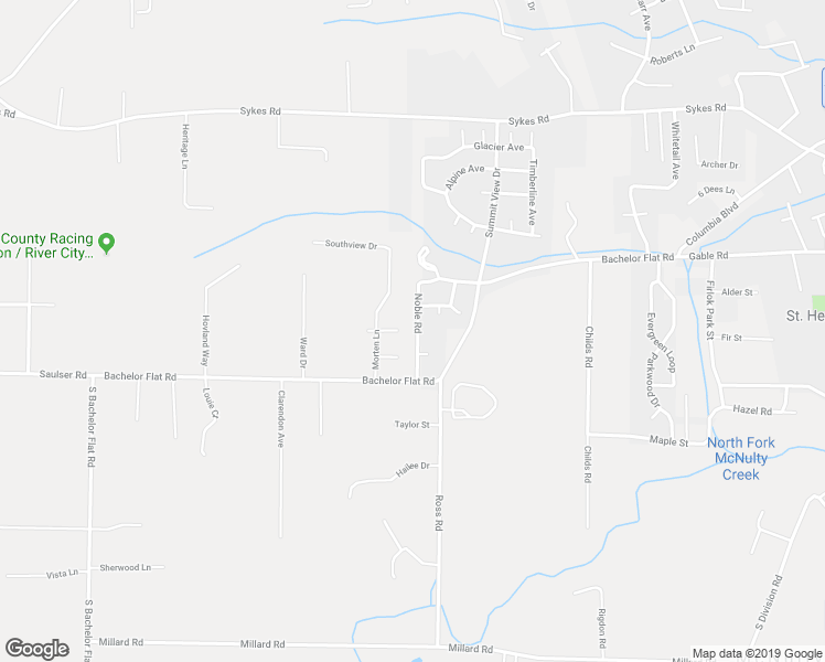 map of restaurants, bars, coffee shops, grocery stores, and more near 58684 Noble Road in St. Helens