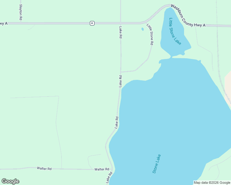 map of restaurants, bars, coffee shops, grocery stores, and more near N5909 Lake Road in Stone Lake