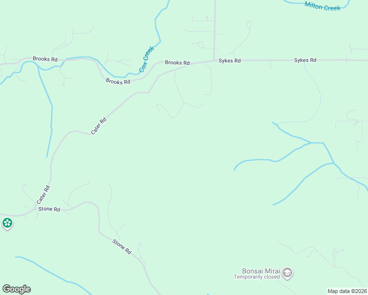 map of restaurants, bars, coffee shops, grocery stores, and more near Cater Road in Warren
