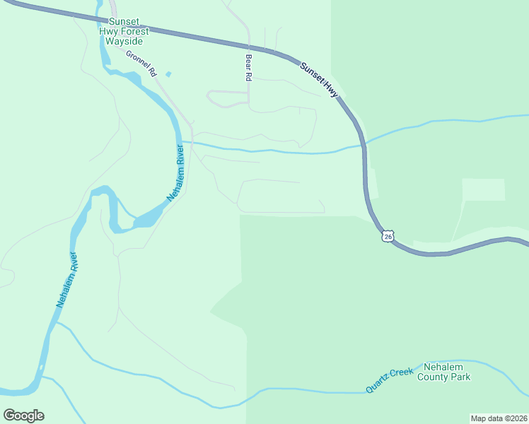 map of restaurants, bars, coffee shops, grocery stores, and more near Elderberry Road in Clatsop County