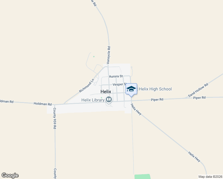 map of restaurants, bars, coffee shops, grocery stores, and more near in Helix