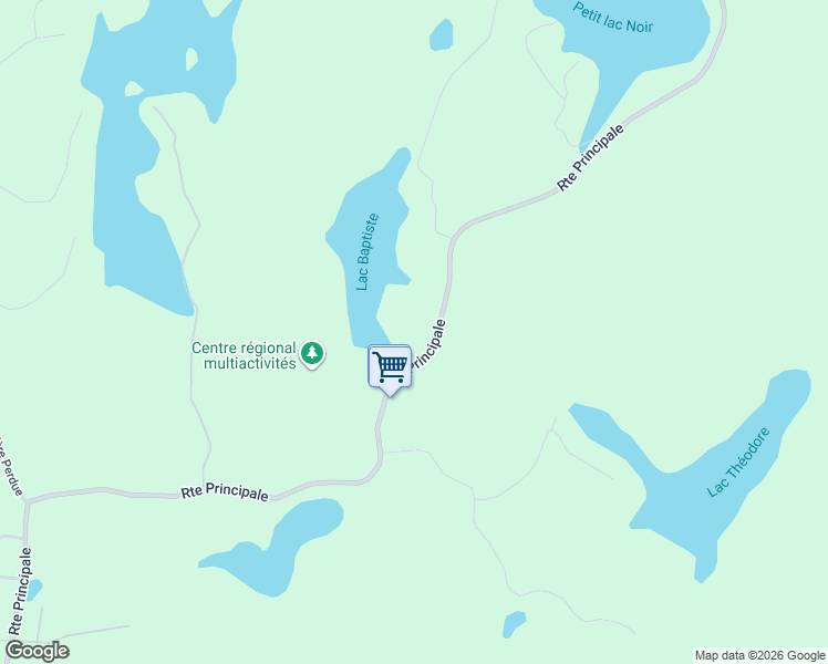 map of restaurants, bars, coffee shops, grocery stores, and more near 3446 Route Principale in Wentworth-Nord