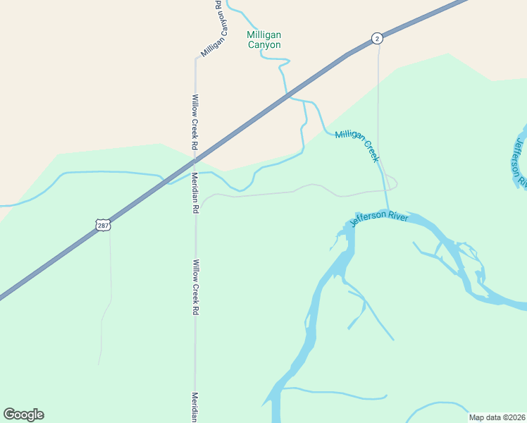 map of restaurants, bars, coffee shops, grocery stores, and more near 15 Meridian Road in Three Forks