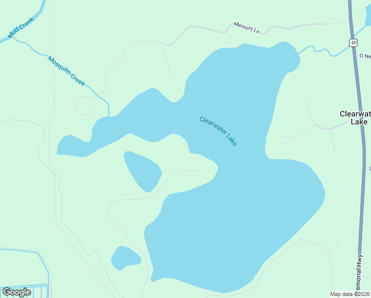 map of restaurants, bars, coffee shops, grocery stores, and more near in Clearwater Lake