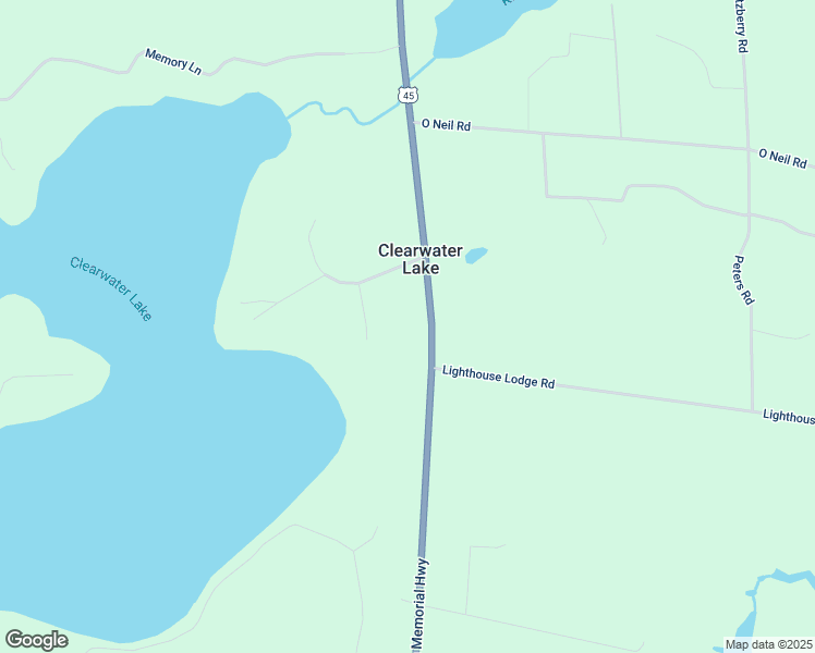 map of restaurants, bars, coffee shops, grocery stores, and more near 2167 Saint Marys Road in Three Lakes