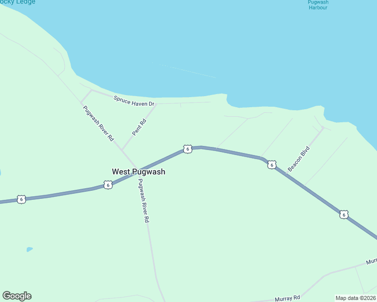 map of restaurants, bars, coffee shops, grocery stores, and more near 25 Sunrise Trail in Tatamagouche
