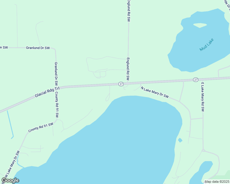 map of restaurants, bars, coffee shops, grocery stores, and more near 6254 Minnesota 27 in Alexandria