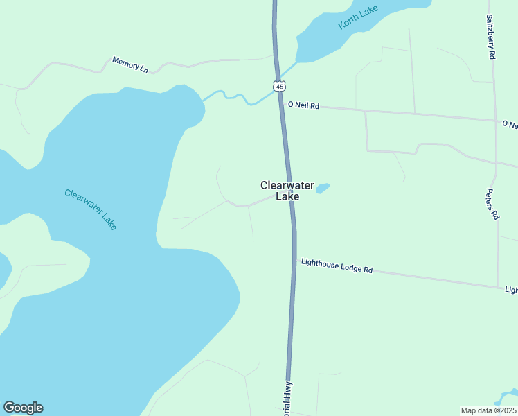 map of restaurants, bars, coffee shops, grocery stores, and more near 2167 Saint Marys Road in Three Lakes