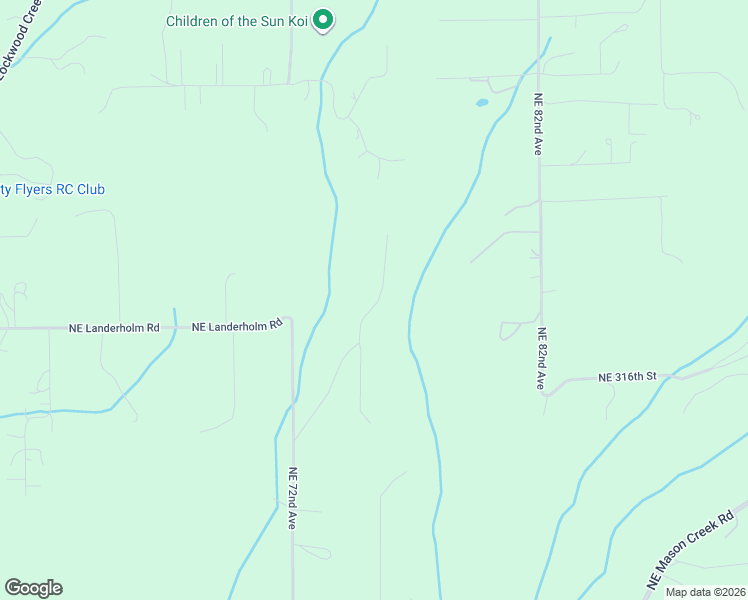map of restaurants, bars, coffee shops, grocery stores, and more near 32105 NE Cerveny Rd in La Center