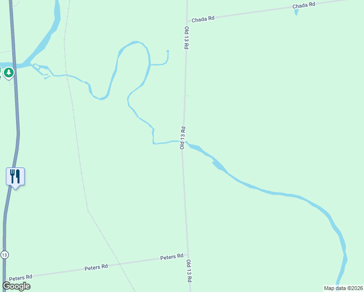 map of restaurants, bars, coffee shops, grocery stores, and more near Old 13 Road in Price