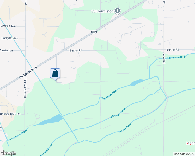 map of restaurants, bars, coffee shops, grocery stores, and more near 79974 Leather in Hermiston