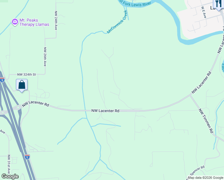map of restaurants, bars, coffee shops, grocery stores, and more near 32102 Northwest Eagle Crest Drive in Ridgefield