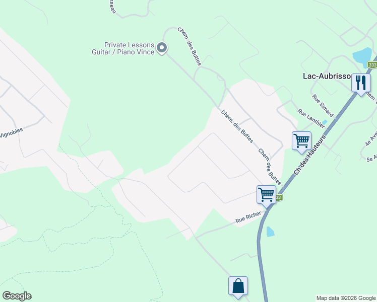 map of restaurants, bars, coffee shops, grocery stores, and more near in Saint-Hippolyte