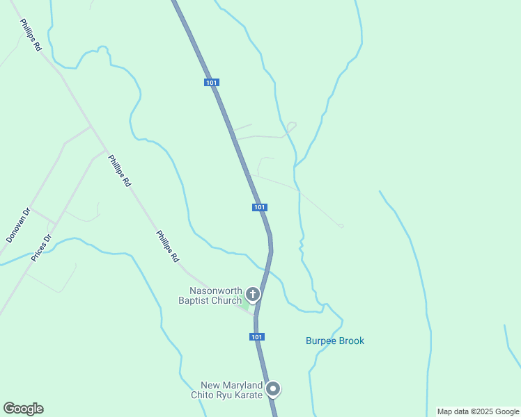 map of restaurants, bars, coffee shops, grocery stores, and more near 1275 New Brunswick 101 in Nasonworth