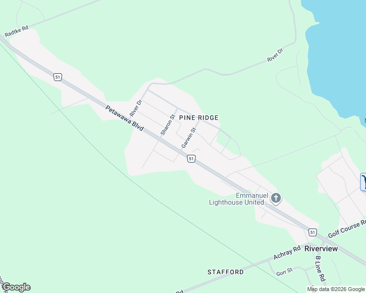 map of restaurants, bars, coffee shops, grocery stores, and more near Garwin Street in Pembroke