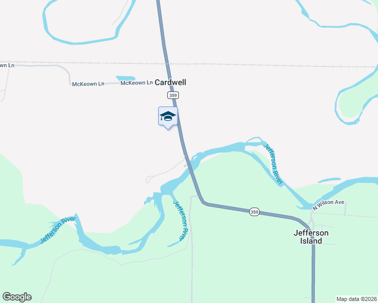 map of restaurants, bars, coffee shops, grocery stores, and more near 65 Montana 359 in Whitehall