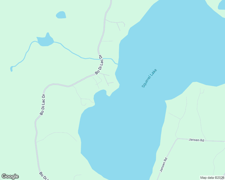 map of restaurants, bars, coffee shops, grocery stores, and more near 8138 South Bo Di Lac Drive in Minocqua