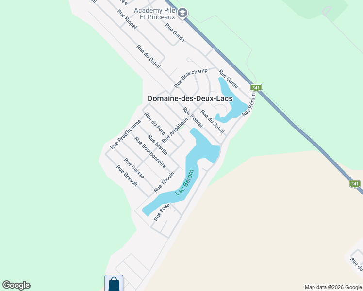 map of restaurants, bars, coffee shops, grocery stores, and more near 123 Rue Lebeau in L'Épiphanie