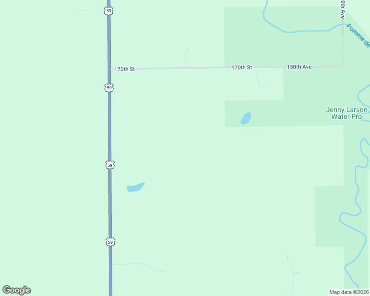 map of restaurants, bars, coffee shops, grocery stores, and more near 15306 160th Street in Barrett