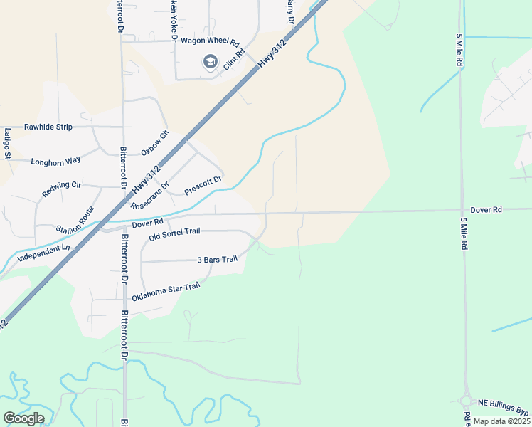 map of restaurants, bars, coffee shops, grocery stores, and more near 3240 3 Bars Trail in Billings