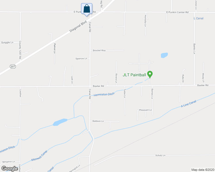 map of restaurants, bars, coffee shops, grocery stores, and more near 32611 Co 1246 Road in Hermiston