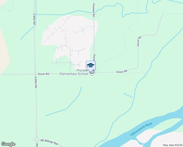 map of restaurants, bars, coffee shops, grocery stores, and more near 1937 Dover Road in Billings