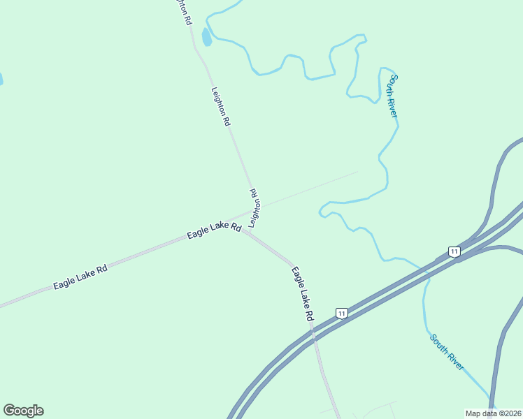 map of restaurants, bars, coffee shops, grocery stores, and more near 1-33 Leighton Road in South River