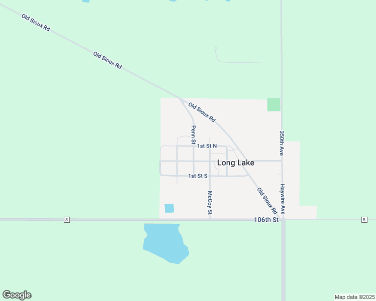 map of restaurants, bars, coffee shops, grocery stores, and more near 112 Penn Street in Long Lake