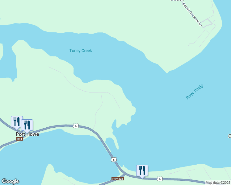 map of restaurants, bars, coffee shops, grocery stores, and more near 32 Seastone Drive in Cumberland County
