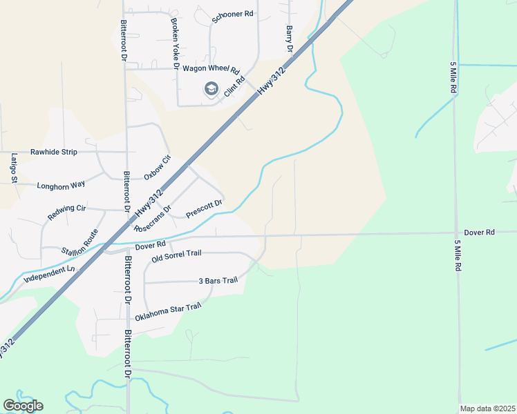 map of restaurants, bars, coffee shops, grocery stores, and more near 3240 3 Bars Trail in Billings