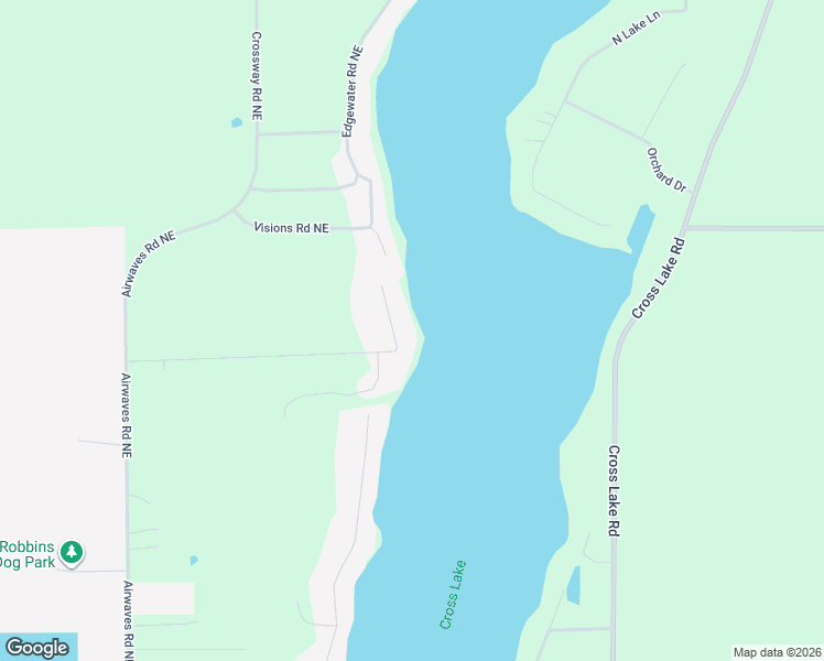 map of restaurants, bars, coffee shops, grocery stores, and more near 17586 Edgewater Road Northeast in Pine City