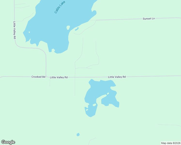 map of restaurants, bars, coffee shops, grocery stores, and more near W7245 Cable Car Lane in Spooner