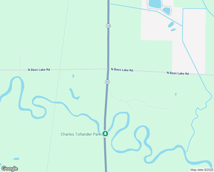 map of restaurants, bars, coffee shops, grocery stores, and more near 25947 Wisconsin 35 in Webster