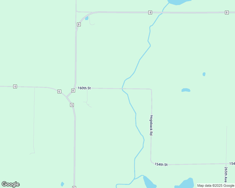 map of restaurants, bars, coffee shops, grocery stores, and more near 25825 160th Street in Long Prairie