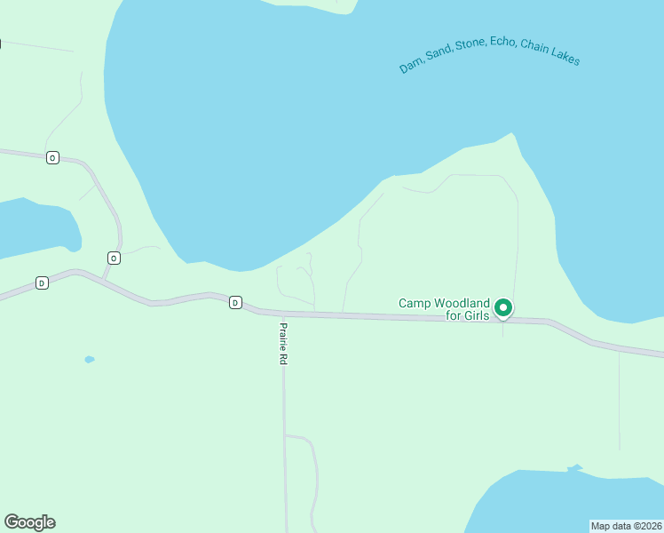 map of restaurants, bars, coffee shops, grocery stores, and more near 5214 County D in Eagle River