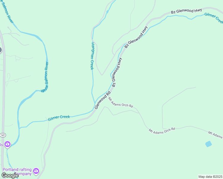 map of restaurants, bars, coffee shops, grocery stores, and more near B Z Glenwood Highway & B Z Corner Glenwood Road in White Salmon