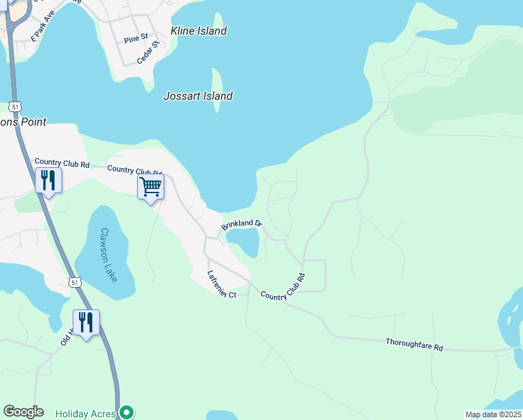 map of restaurants, bars, coffee shops, grocery stores, and more near 8191 Brinkland Circle in Minocqua