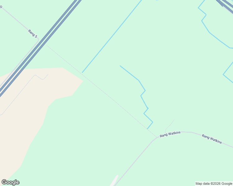 map of restaurants, bars, coffee shops, grocery stores, and more near 560 Petit-5e Rang in Drummondville