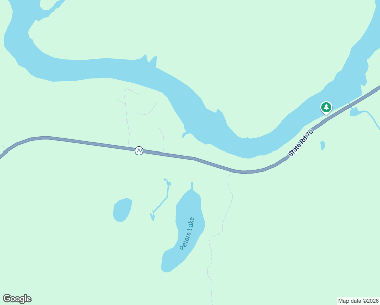 map of restaurants, bars, coffee shops, grocery stores, and more near N13508 City Wells Road in Park Falls