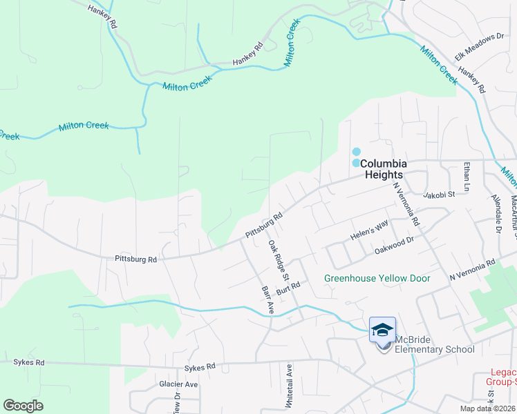 map of restaurants, bars, coffee shops, grocery stores, and more near 59765 Oliver Heights Lane in St. Helens