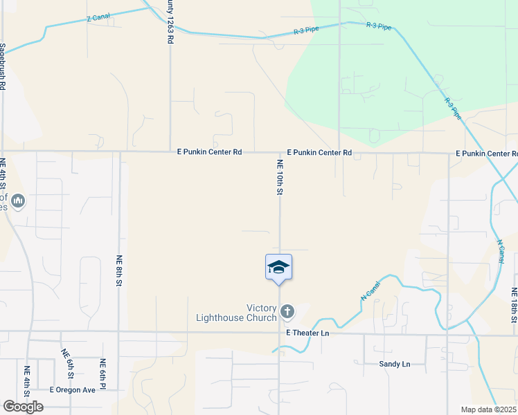 map of restaurants, bars, coffee shops, grocery stores, and more near 940 East Punkin Center Road in Hermiston