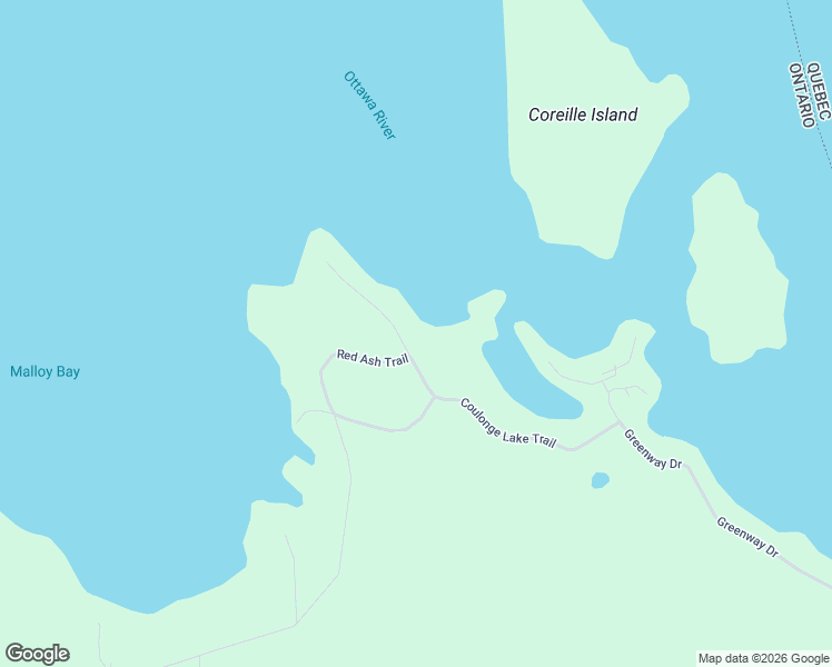 map of restaurants, bars, coffee shops, grocery stores, and more near 164 Coulonge Lake Trail in Westmeath