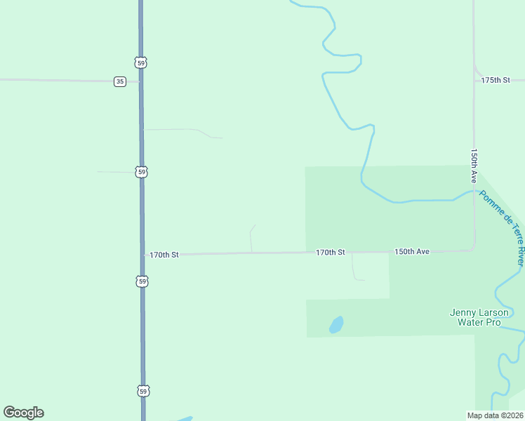 map of restaurants, bars, coffee shops, grocery stores, and more near 15666 170th Street in Barrett