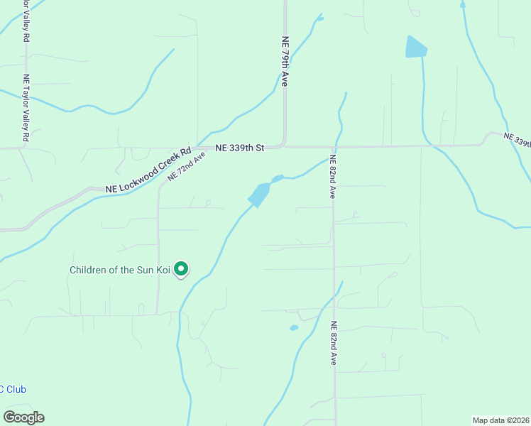 map of restaurants, bars, coffee shops, grocery stores, and more near 7701 Northeast 339th Street in La Center