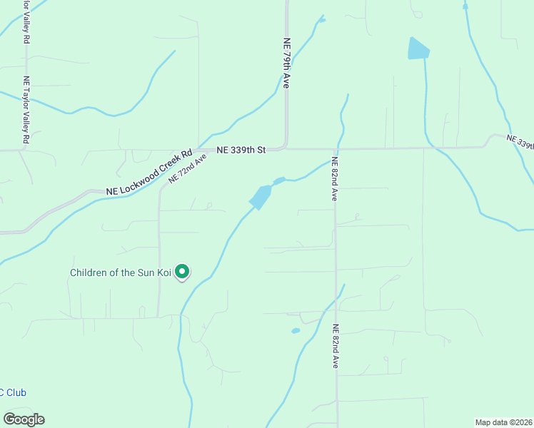 map of restaurants, bars, coffee shops, grocery stores, and more near 7701 Northeast 339th Street in La Center