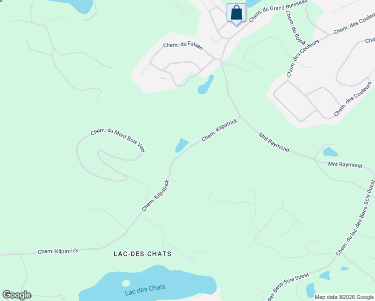 map of restaurants, bars, coffee shops, grocery stores, and more near 1552 Chemin Kilpatrick in Saint-Sauveur