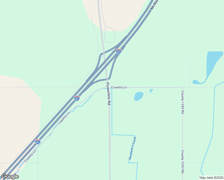 map of restaurants, bars, coffee shops, grocery stores, and more near 29624 Country Lane in Hermiston
