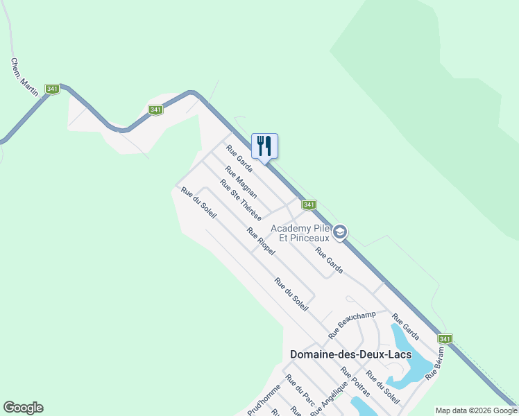 map of restaurants, bars, coffee shops, grocery stores, and more near 745 Rue Magnan in L'Épiphanie