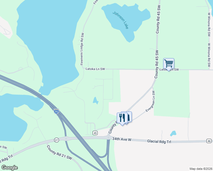 map of restaurants, bars, coffee shops, grocery stores, and more near 2485 Reeds Villa Lane in Alexandria